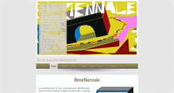 Desktop Screenshot of benebiennale.com