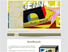 Tablet Screenshot of benebiennale.com